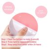 20 PCS / Pack 10cm Bathroom Steps Round PEVA Non-Slip Stickers (Blue) - Image 4