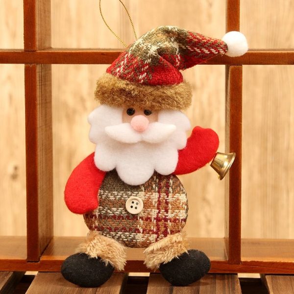 Christmas Home Decor Hanging Onaments Dolls Christmas Tree Decorations (Old Man)