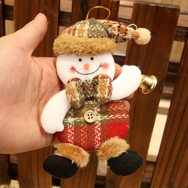 Christmas Home Decor Hanging Onaments Dolls Christmas Tree Decorations (Old Man) - Image 2