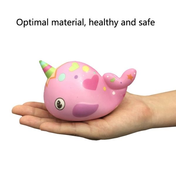 2 PCS TTPU1210 Color Printing Whale Slow Rebound Decompression Toy (Blue) - Image 6