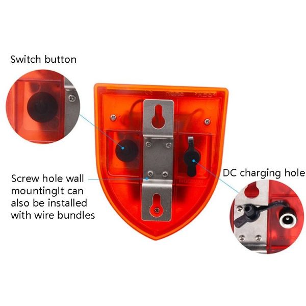 N911M Solar Animal Repeller Outdoor Sound And Light Alarm, Specification: Timing Model - Image 6
