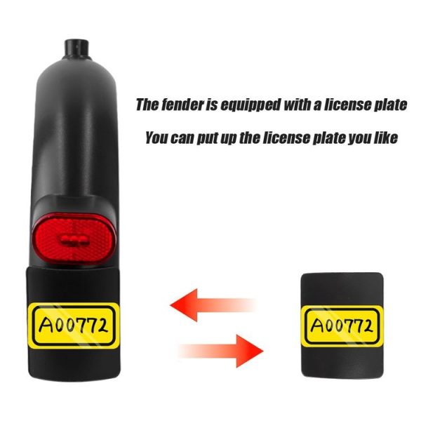 X0130 Electric Scooter Rear Fenders Bracket Tail Light Screw Cap Tool Set For Xiaomi Mijia M365 Pro 2 (Black Suit) - Image 4