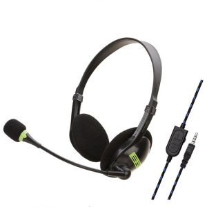 SOYTO SY440MV Teaching Office Network Class Student Education Computer Headset, Style: Black PS4
