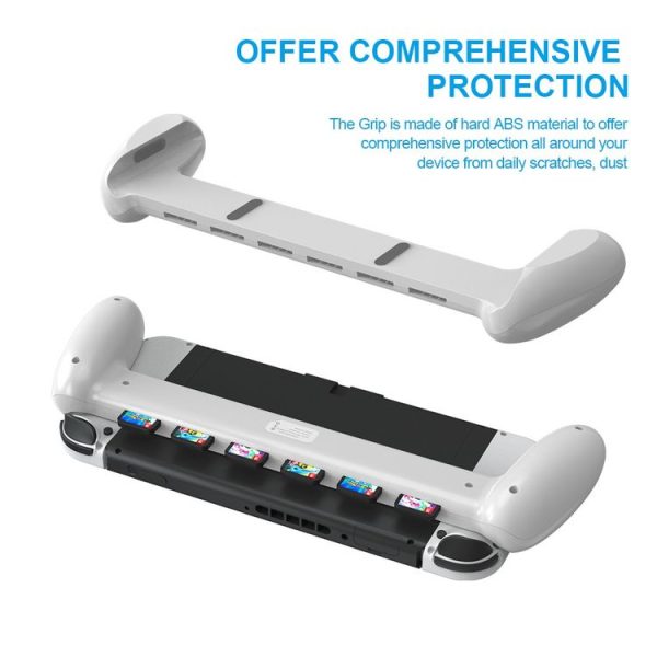 JYS NS217 Host Handle With Game Card Storage For Switch OLED (White) - Image 6