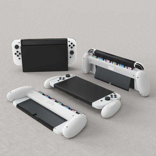 JYS NS217 Host Handle With Game Card Storage For Switch OLED (White) - Image 7