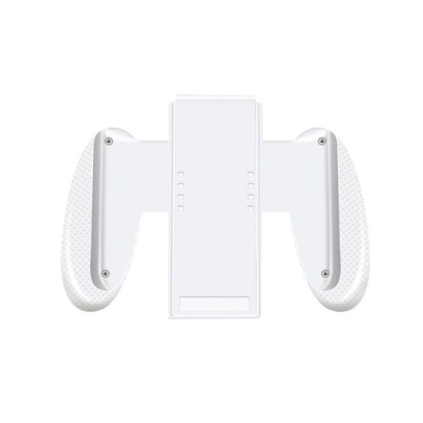 KJH NS-072 ABS Integrated Design Game Grip For Switch OLED (White)