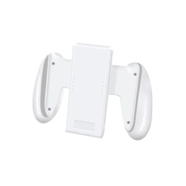 KJH NS-072 ABS Integrated Design Game Grip For Switch OLED (White) - Image 2