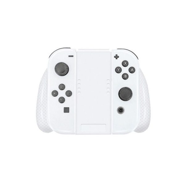 KJH NS-072 ABS Integrated Design Game Grip For Switch OLED (White) - Image 4