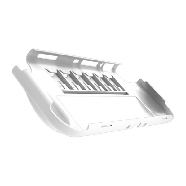SND-481 Host Semi-Package PC Protective Shell Accommodate 6 Game Cards For Switch OLED (Grey) - Image 3