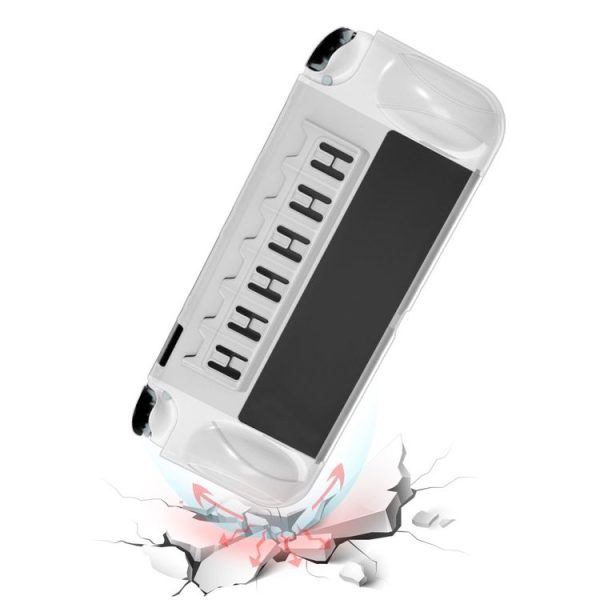 SND-481 Host Semi-Package PC Protective Shell Accommodate 6 Game Cards For Switch OLED (Grey) - Image 4