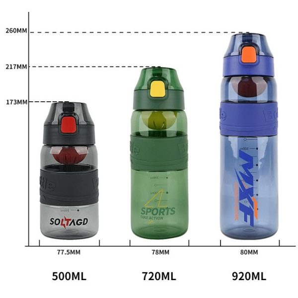 8012 Outdoor Large Capacity Sports Cup Anti-impact Fitness Kettle, Capacity: 720ml (Storm Purple) - Image 3