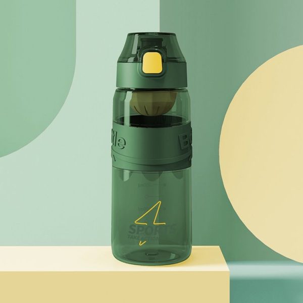 8012 Outdoor Large Capacity Sports Cup Anti-impact Fitness Kettle, Capacity: 720ml (Storm Green)