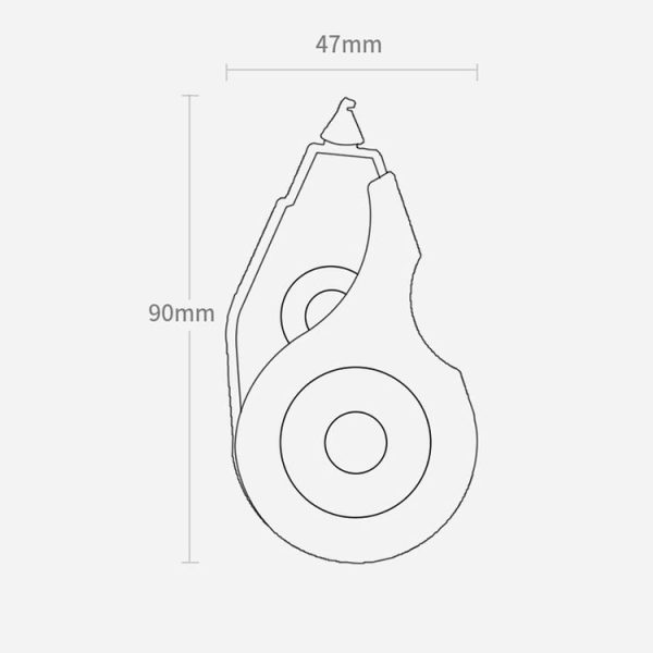 Deli NS157 Office Correction Tape Student Supplies Correction Tape (Random Color) - Image 3