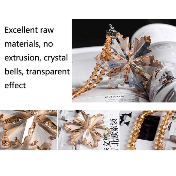 7006 Crystal Snowflake Car Pendant Decoration, Colour: Colorful - Image 5