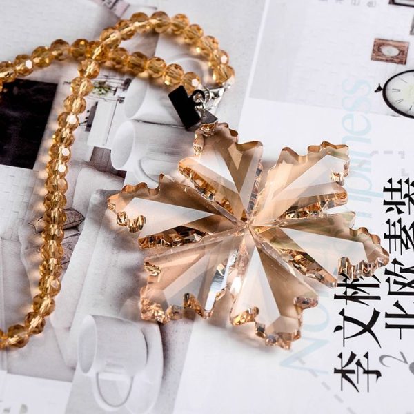 7006 Crystal Snowflake Car Pendant Decoration, Colour: Colorful - Image 6