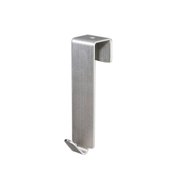 Stainless Steel Door Hook Cabinet Bedroom Door Hook, Style: Short Stainless Steel Color