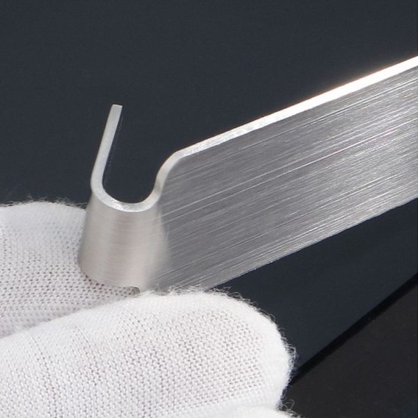 Stainless Steel Door Hook Cabinet Bedroom Door Hook, Style: Short Stainless Steel Color - Image 5