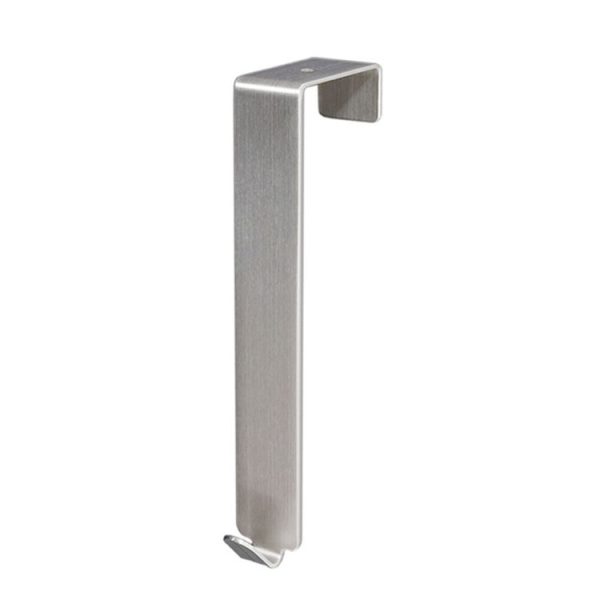 Stainless Steel Door Hook Cabinet Bedroom Door Hook, Style: Long Stainless Steel Color