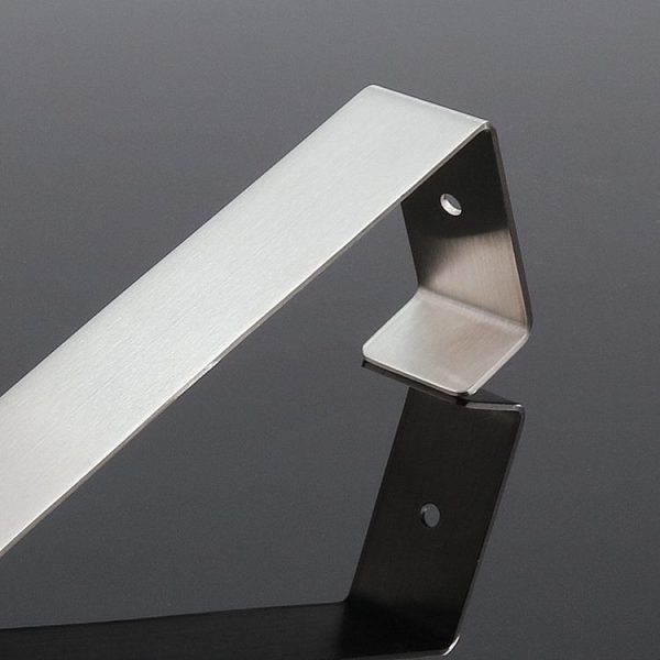 Stainless Steel Door Hook Cabinet Bedroom Door Hook, Style: Long Black - Image 6