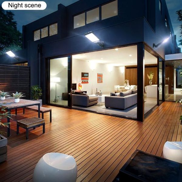 616 Solar Street Light LED Human Body Induction Garden Light, Spec: 72 SMD With Remote Control - Image 7