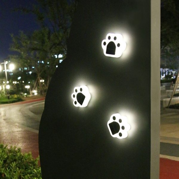 Bear Paw Outdoor Solar LED Courtyard Buried Light (Warm Light) - Image 6