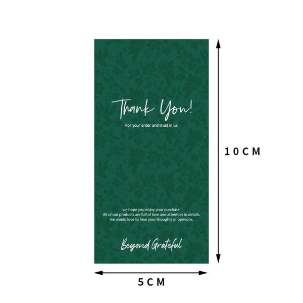4 Bags 50 Sheets / Bag Rectangular Stickers Gift Box Sealing Stickers (A1) - Image 3