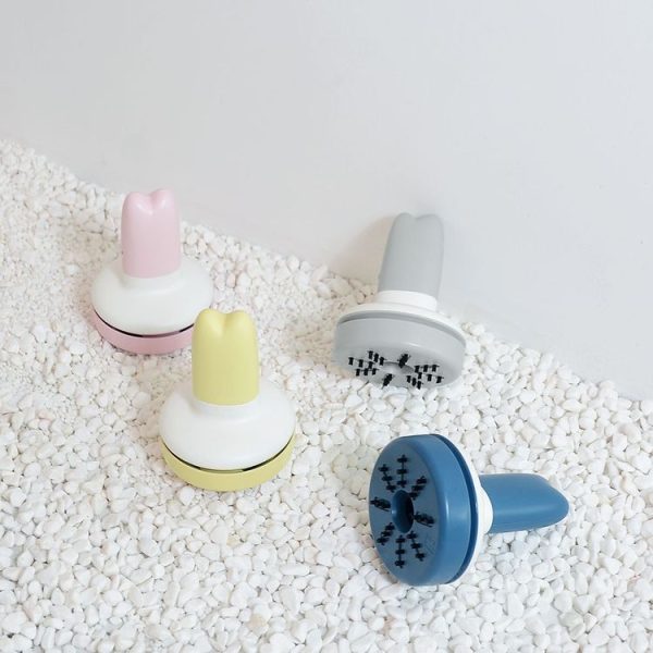C504 Desktop Mini Vacuum Cleaner Rubber Dust Vacuum Cleaner (Grey) - Image 2