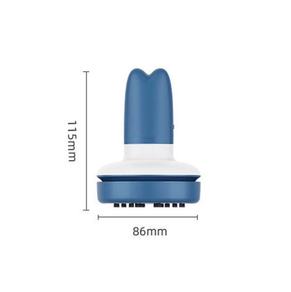 C504 Desktop Mini Vacuum Cleaner Rubber Dust Vacuum Cleaner (Grey) - Image 3