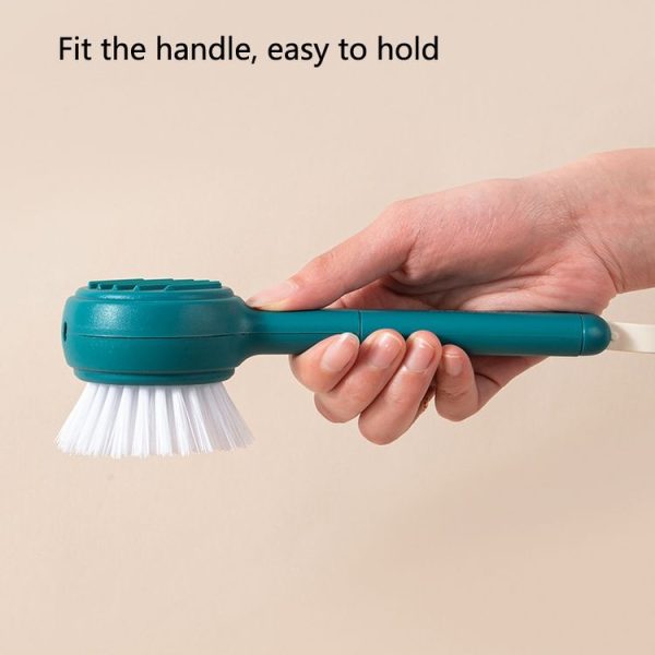 Multifunctional Fruit And Vegetable Cleaning Brush (Green) - Image 5