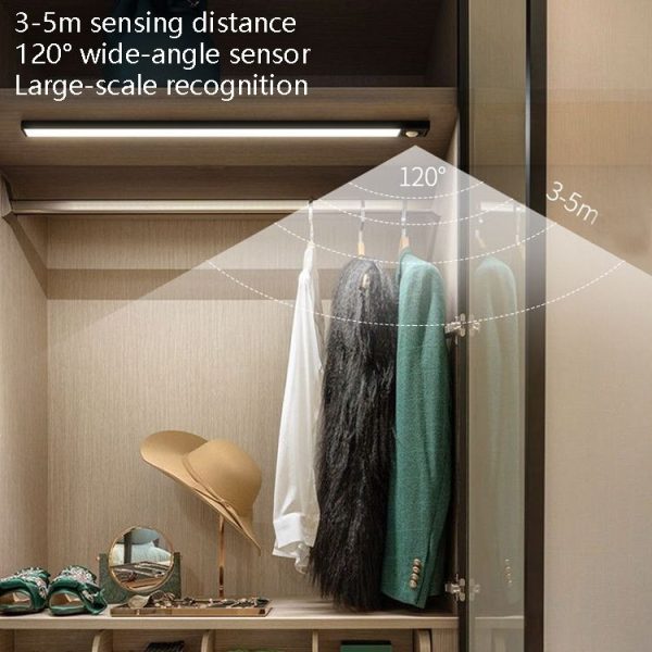 Intelligent Automatic Human Body Induction Wireless LED Lamp 40cm (Black + Neutral Light) - Image 6