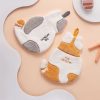 Home Kitchen Bathroom Cute Cat Hand Towel (Grey) - Image 2