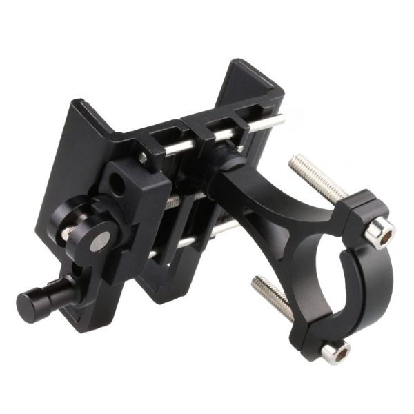 BG-BM17 Mountain Border Aluminum Alloy Rocker Mobile Phone Frame, Colour: Black 360 Degree Rotation