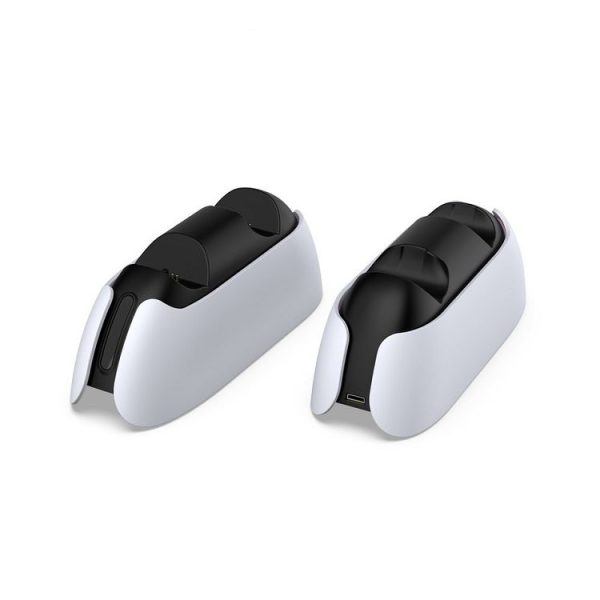 DOBE TP5-05103 Contact-Type Gamepad Charging Base With Indicator Light For PS5 (White)