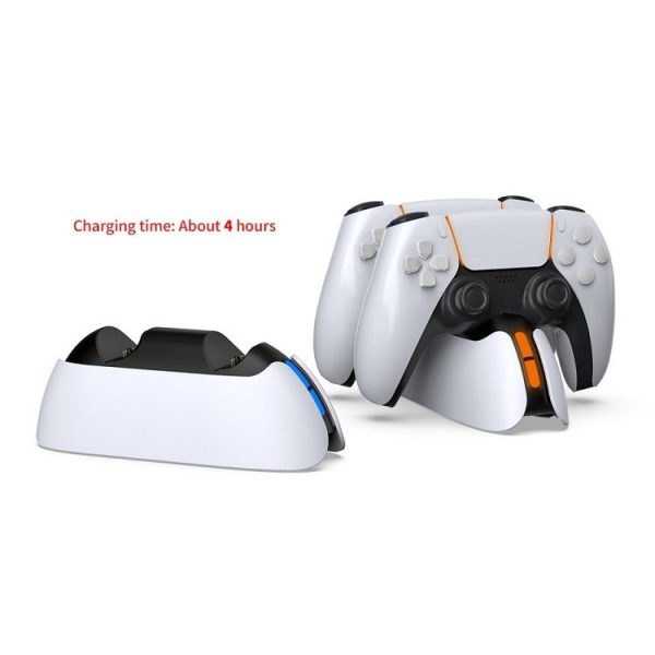 DOBE TP5-05103 Contact-Type Gamepad Charging Base With Indicator Light For PS5 (White) - Image 6