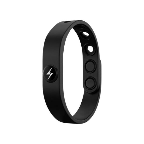 Wireless Anti-Static Silicone Bracelet (Black Simple)