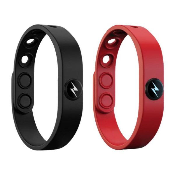 Wireless Anti-Static Silicone Bracelet (Black Simple) - Image 2