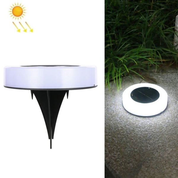 Solar Garden Waterproof Outdoor Fog Buried Lamp Stair Decoration (White Light)