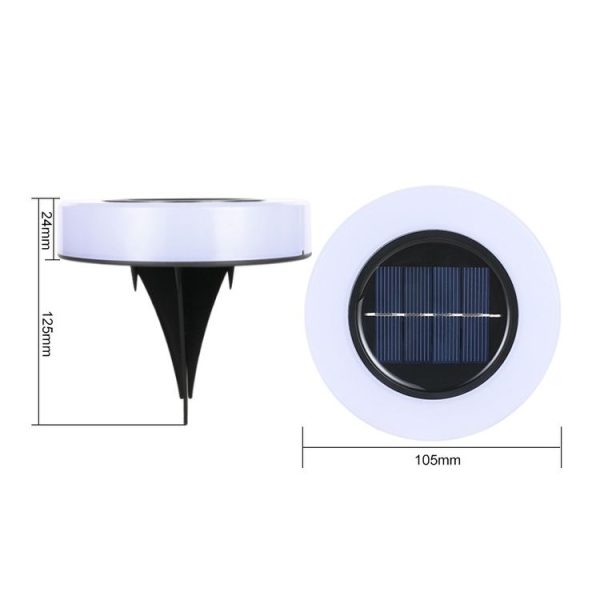 Solar Garden Waterproof Outdoor Fog Buried Lamp Stair Decoration (White Light) - Image 3