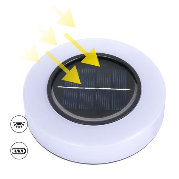Solar Garden Waterproof Outdoor Fog Buried Lamp Stair Decoration (White Light) - Image 4