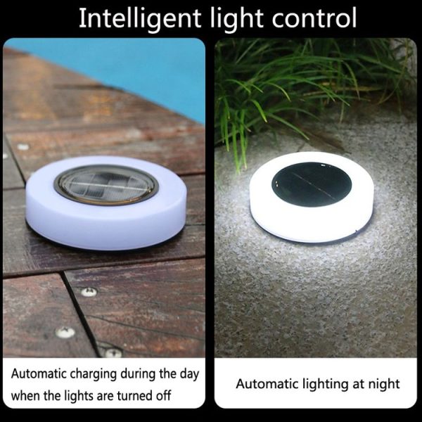 Solar Garden Waterproof Outdoor Fog Buried Lamp Stair Decoration (White Light) - Image 6