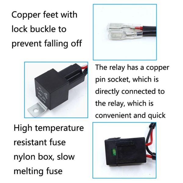 1077 Car Snail Horn Relay Wire Harness (24V) - Image 3