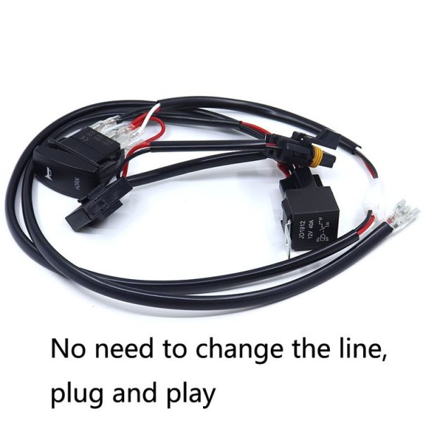 1077 Car Snail Horn Relay Wire Harness (24V) - Image 6
