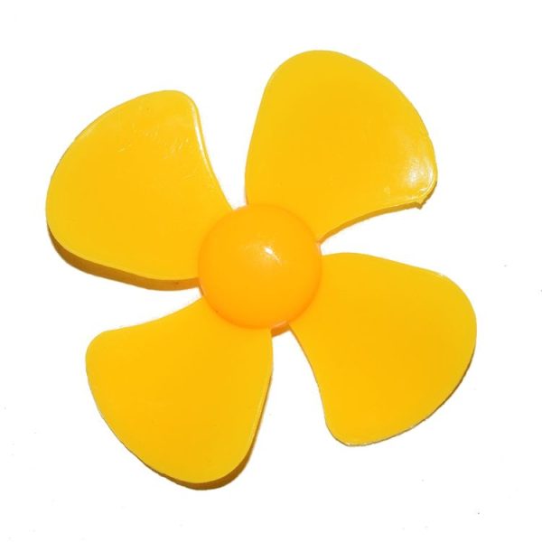 100 PCS Four-Blade Propeller Technology Made Toy Accessories, Random Color Delivery - Image 5