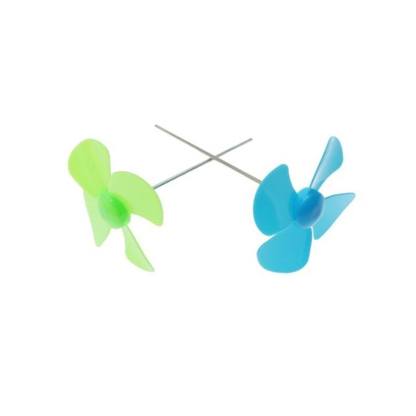 100 PCS Four-Blade Propeller Technology Made Toy Accessories, Random Color Delivery - Image 6