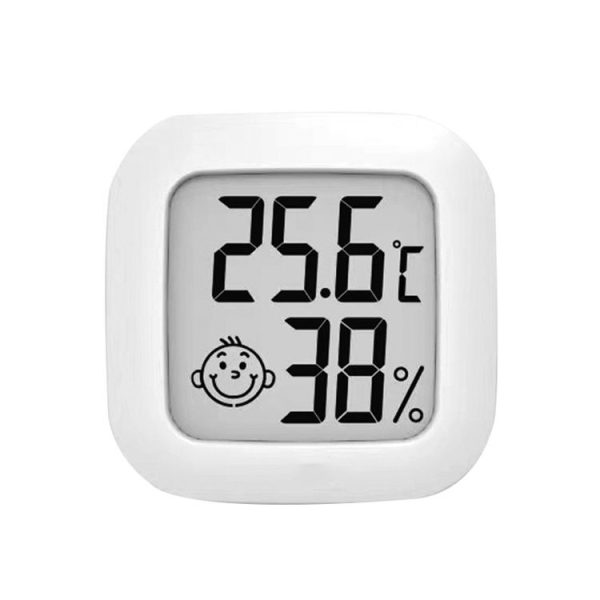 Temperature And Humidity Measuring Baby Room Temperature Meter (White)