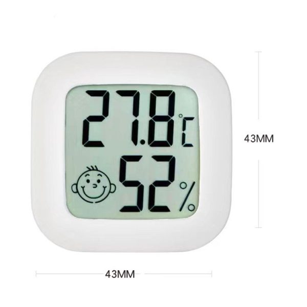 Temperature And Humidity Measuring Baby Room Temperature Meter (White) - Image 2