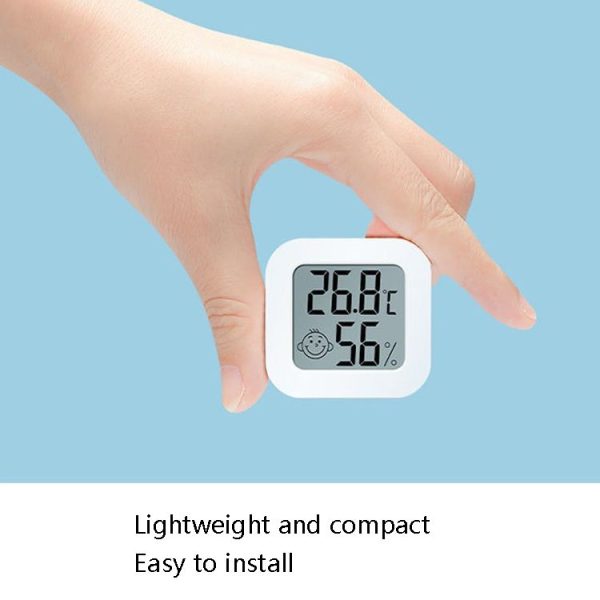 Temperature And Humidity Measuring Baby Room Temperature Meter (White) - Image 7