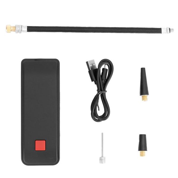 BG-1049 Bike Portable Electric Pump Riding Mini Pump (Black) - Image 2