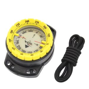 KEEP DIVING CP-992 Strong Magnetic Elastic Rope Luminous Diving Compass (Yellow)