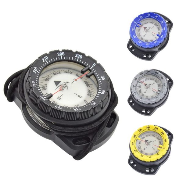 KEEP DIVING CP-992 Strong Magnetic Elastic Rope Luminous Diving Compass (Yellow) - Image 2